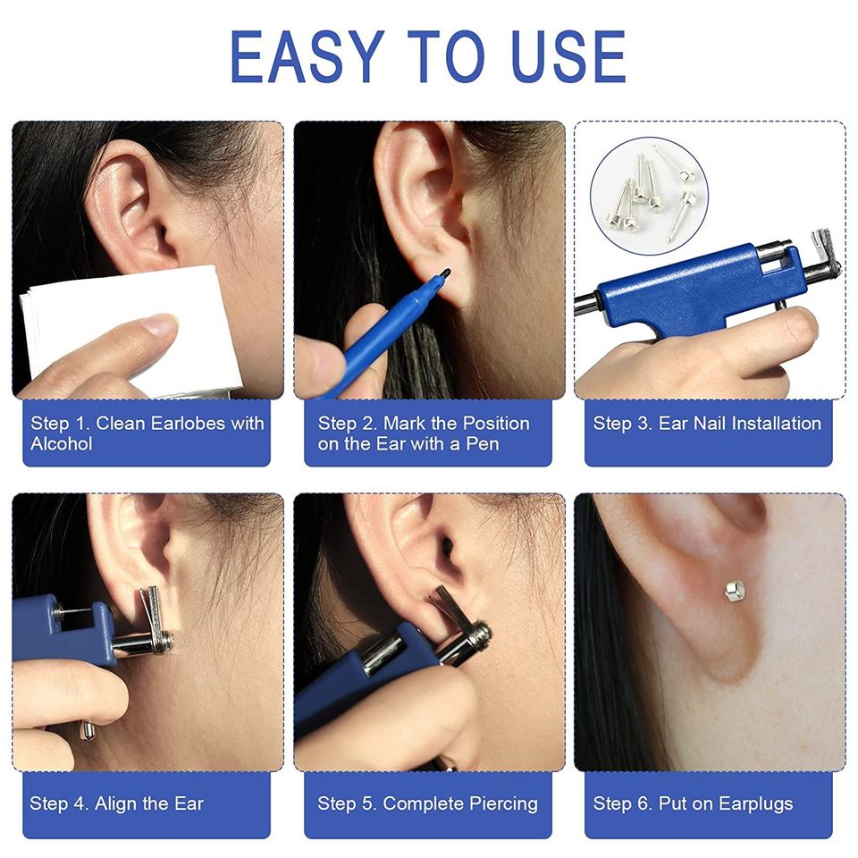 Fashion Generic Ear, Nose & Navel Piercing Machine Gun