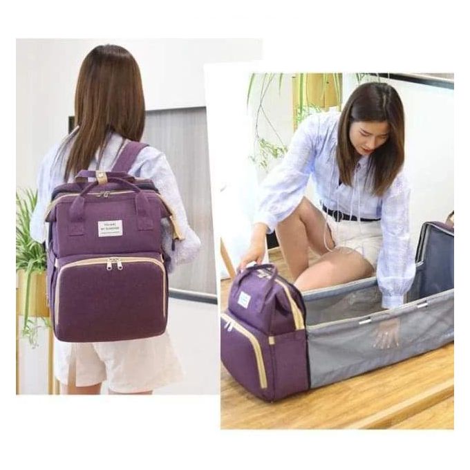 2 in 1 Insulated bed and travel bag Diaper Bags