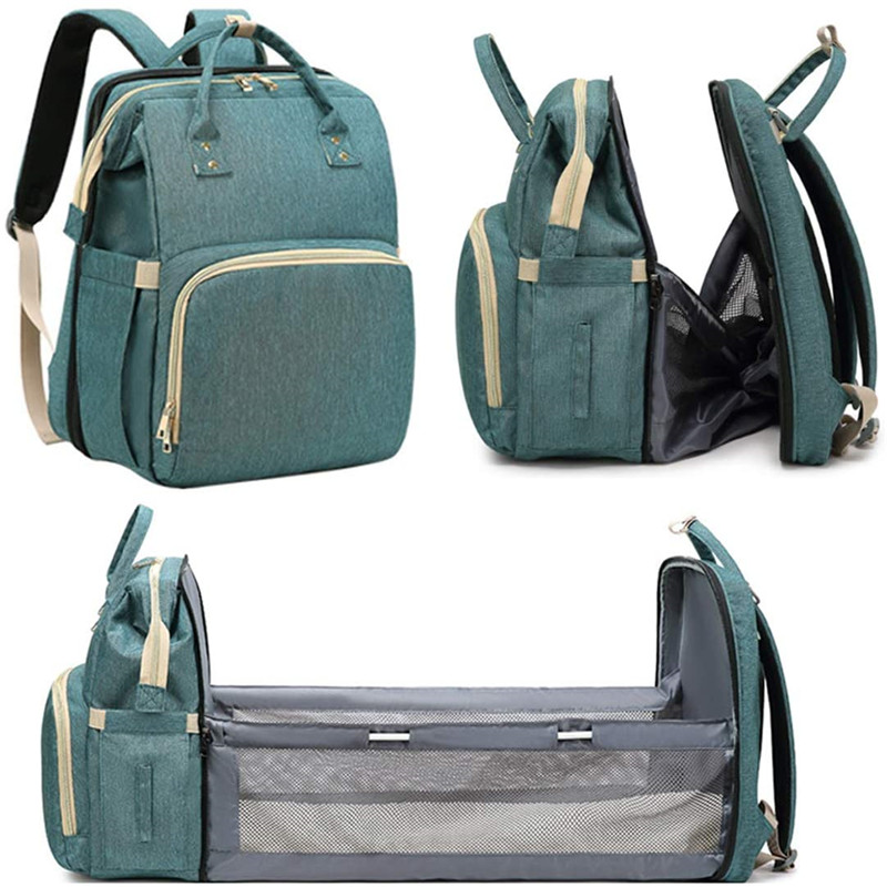 2 in 1 Insulated bed and travel bag Diaper Bags