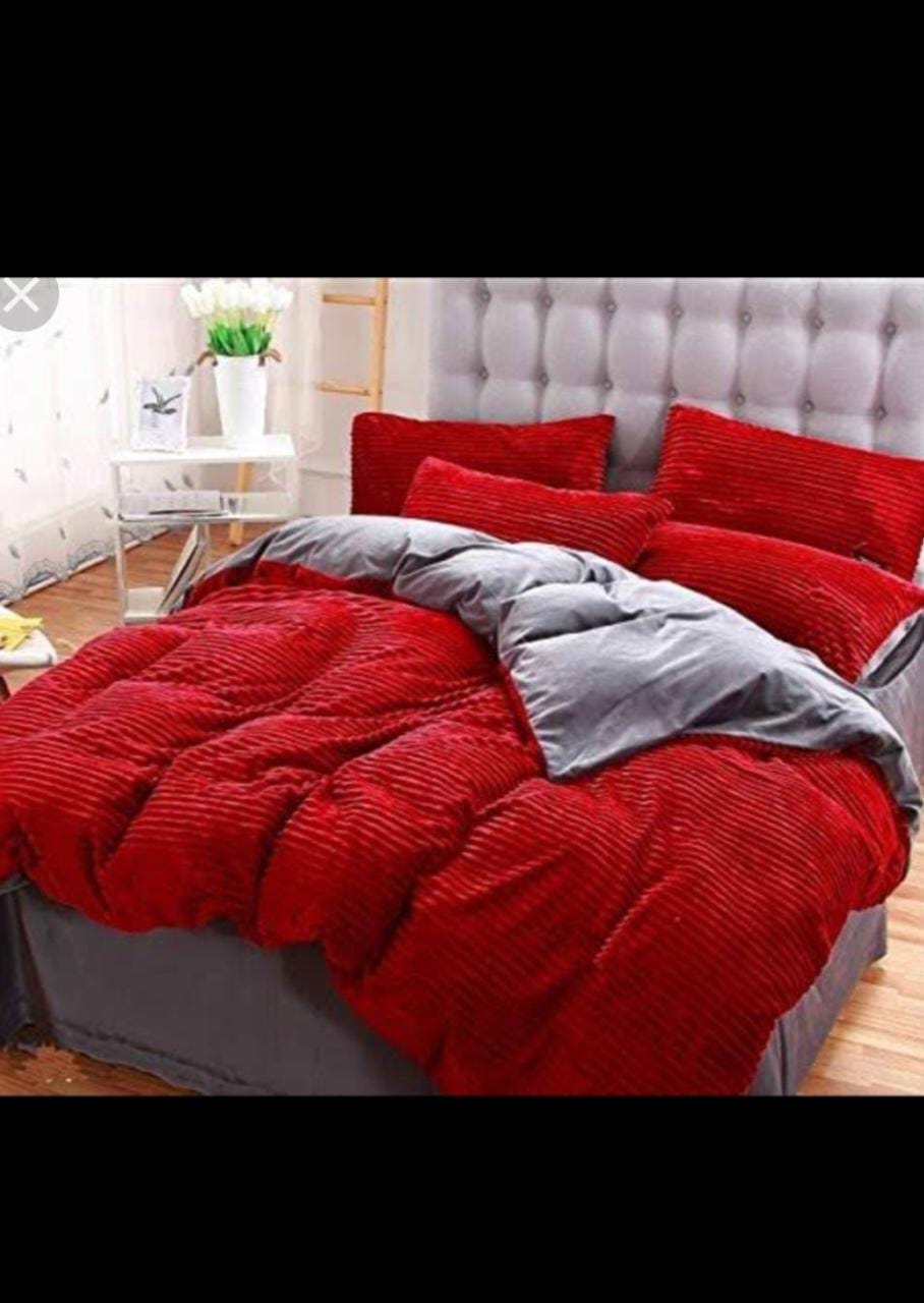 High quality heavy warm Velvet DuvetsSize :1 Duvet, 1Bedsheet, 2 pillowcases Bedding sets & accessories
