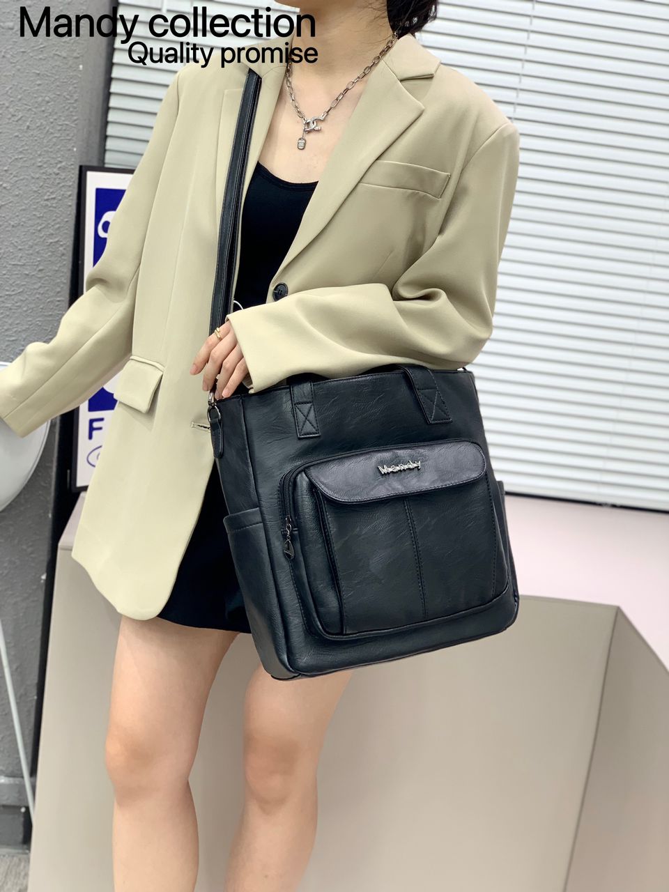 High Quality Classic Vintage Women Fashion  Mandy Collections Ladies PU Leather Women Set Handbags (It is not a bag it is a dream)