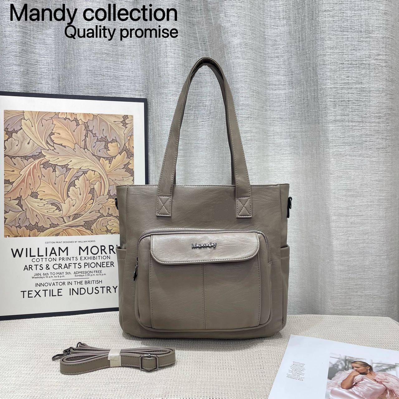 High Quality Classic Vintage Women Fashion  Mandy Collections Ladies PU Leather Women Set Handbags (It is not a bag it is a dream)