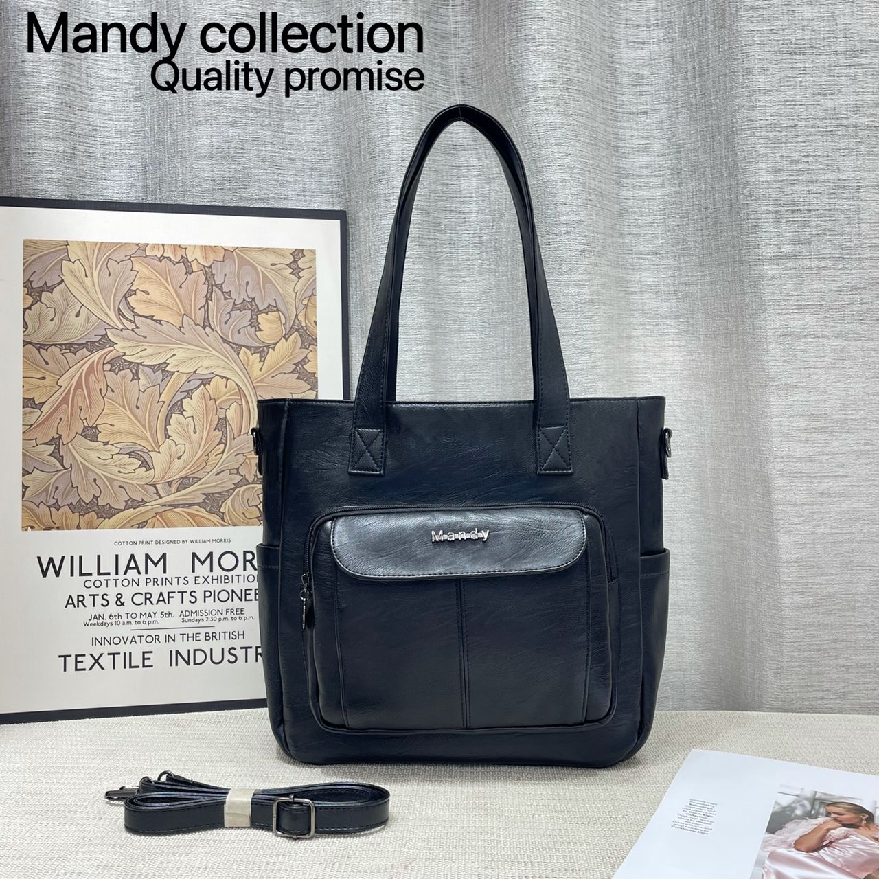 High Quality Classic Vintage Women Fashion  Mandy Collections Ladies PU Leather Women Set Handbags (It is not a bag it is a dream)