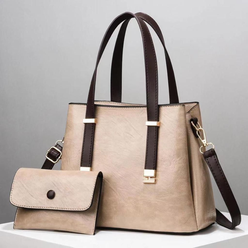 Ladies 2 in 1 High Quality Classic Vintage Fashion Handbags Ladies Shoulder Bags Sling Bags Fashion Bags.