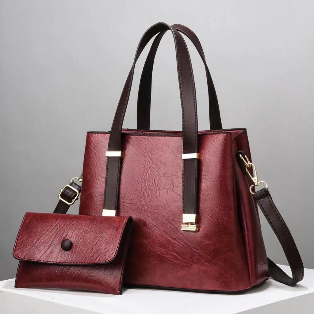 Ladies 2 in 1 High Quality Classic Vintage Fashion Handbags Ladies Shoulder Bags Sling Bags Fashion Bags.