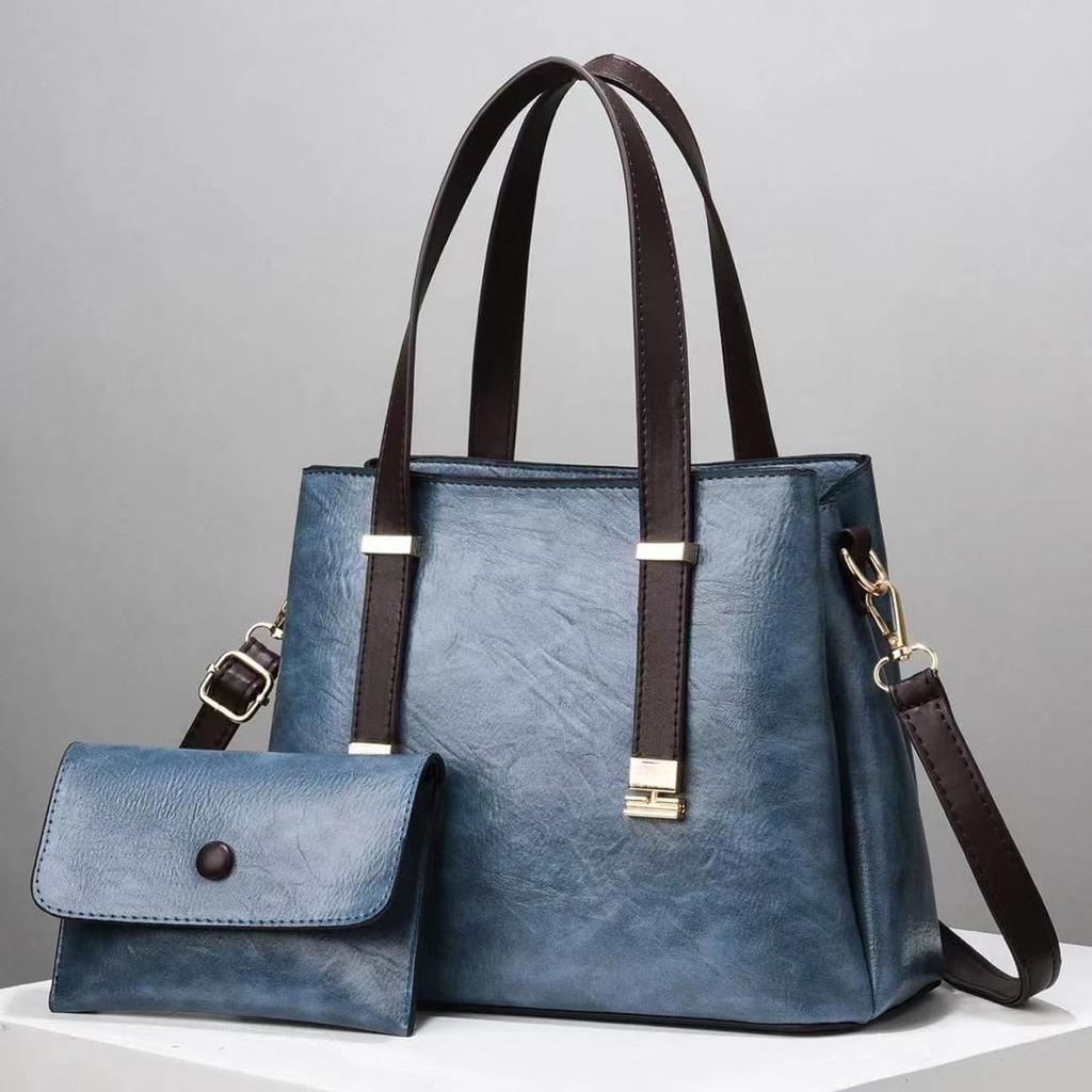 Ladies 2 in 1 High Quality Classic Vintage Fashion Handbags Ladies Shoulder Bags Sling Bags Fashion Bags.