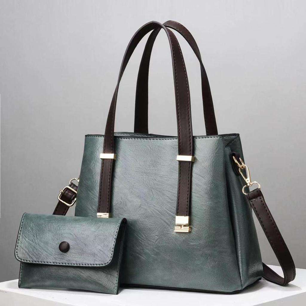 Ladies 2 in 1 High Quality Classic Vintage Fashion Handbags Ladies Shoulder Bags Sling Bags Fashion Bags.