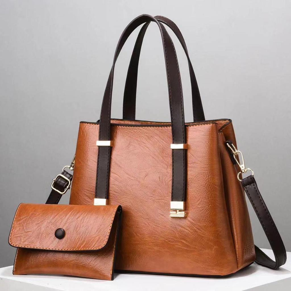 Ladies 2 in 1 High Quality Classic Vintage Fashion Handbags Ladies Shoulder Bags Sling Bags Fashion Bags.