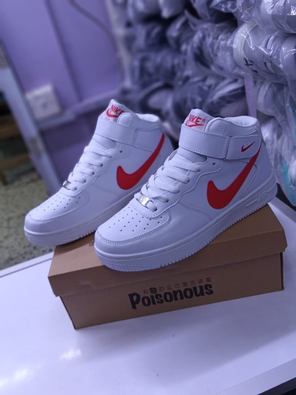 Air Force Comfortable High Top Cut Unisex Breathable Airforce Men Women Sports Sneakers Shoes