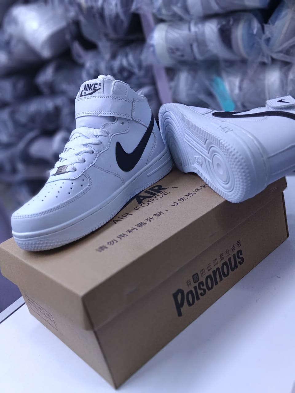 Air Force Comfortable High Top Cut Unisex Breathable Airforce Men Women Sports Sneakers Shoes