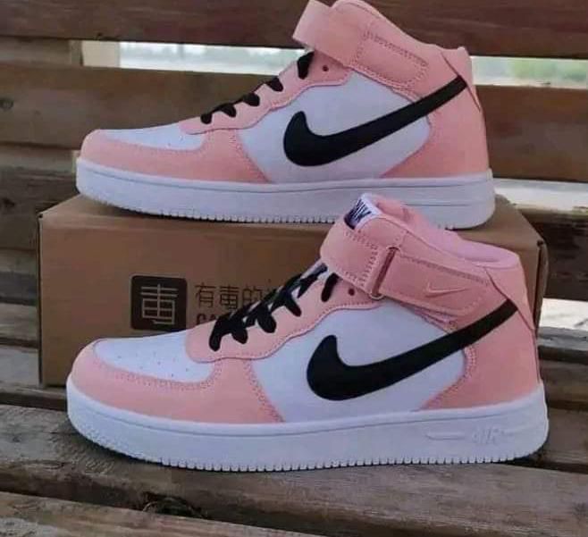 Nike Air Force Comfortable High Top Cut Unisex Breathable Airforce Men Women Sports Sneakers Shoes