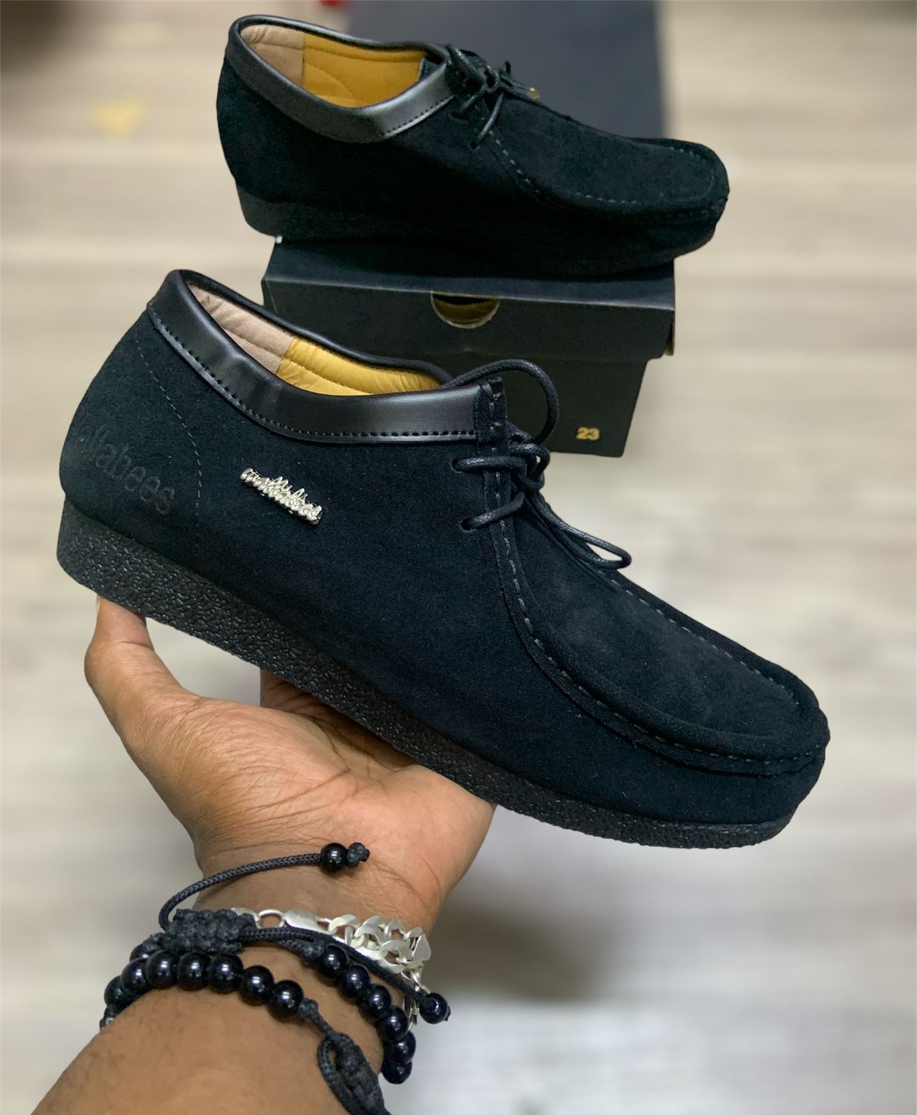 High Quality Leather Clarks Wallabees  leather Suede Quality Design Men Fashion