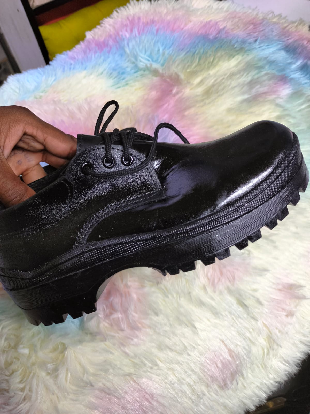 Laced Leather School Shoes Fashion Back To School Genuine Leather Shoes