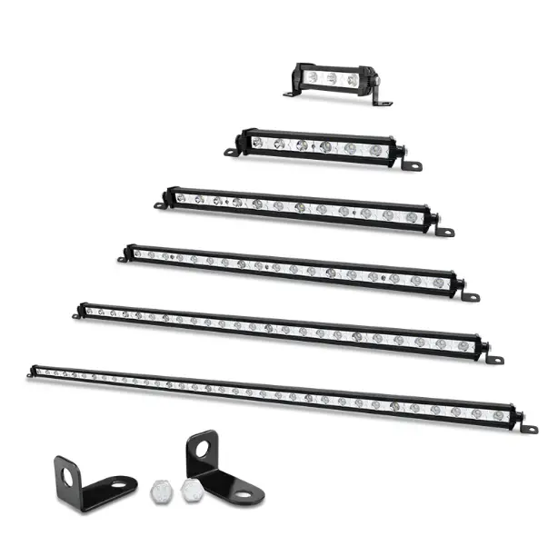 LED Bar led bar for 4x4 accessories off road PICKUP WORK LIGHT BAR 4-20 INCH 12V 24V CAR SUV TRUCK SPOT BUMPER SINGLE ROW DRIVING