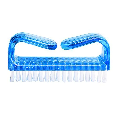 Handle Grip Nail Brush, Fingernail Scrub Cleaning Brushes for Toes and Nails Cleaner, Pedicure Brushes for Men and Women 4 Pack