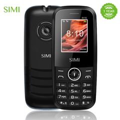 SIMI S115 Feature Phone 1.77inch,32MB RAM + 32MB Storage,Bar Phone Dual SIM Card,1050mAh Large Capacity,Support MP3,MP4,LED Torch,FM Radio Black 32mb