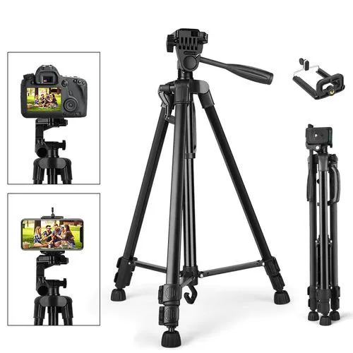 3366 Phone/SLR Camera Tripod Stand Max Height 1.4M