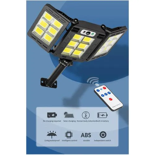 Solar Light 3 Head Motion Sensor Light Adjustable SOLAR FLOODLIGHT