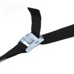 New  25mm Black Tie Down Strap Strong Ratchet Belt Luggage Bag Cargo Lashing With Metal Buckle Dropshipping