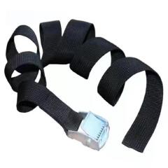 New  25mm Black Tie Down Strap Strong Ratchet Belt Luggage Bag Cargo Lashing With Metal Buckle Dropshipping