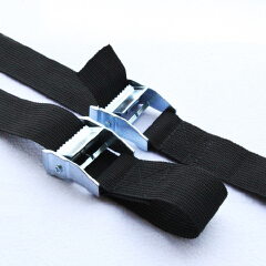 New  25mm Black Tie Down Strap Strong Ratchet Belt Luggage Bag Cargo Lashing With Metal Buckle Dropshipping