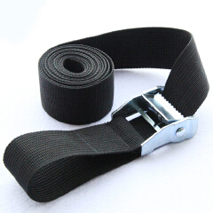 New  25mm Black Tie Down Strap Strong Ratchet Belt Luggage Bag Cargo Lashing With Metal Buckle Dropshipping