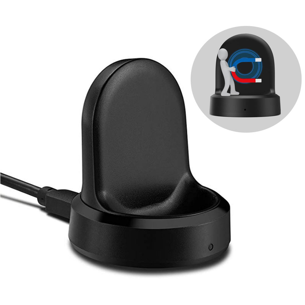 Charger Dock for Samsung Gear S3 Frontier Classic S2 Classic Magnetic Cradle USB Charging Cable 5V 1A Smart Watch Charger