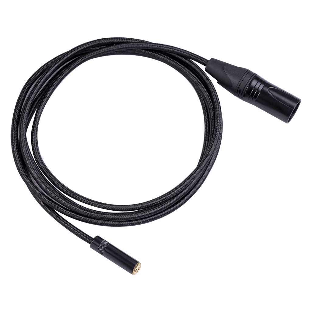 All-Copper Dual-Screened 3.5mm Female to 3-Pin XLR Male Audio Adapter Cable - XLR Balanced Line