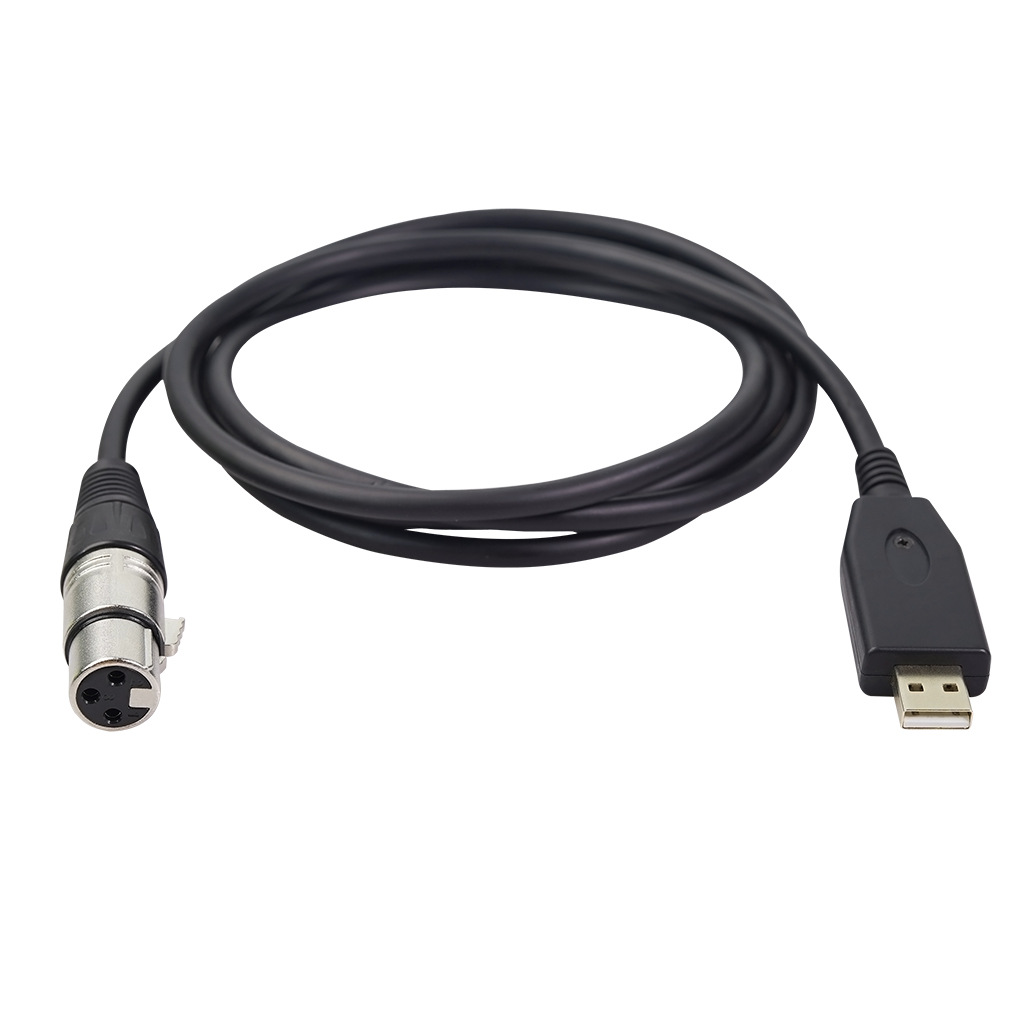 USB to XLR Female Microphone Audio Connection Cable - USB to XLR Female Recording Line