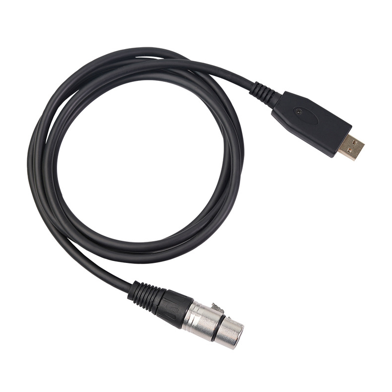 USB to XLR Female Microphone Audio Connection Cable - USB to XLR Female Recording Line