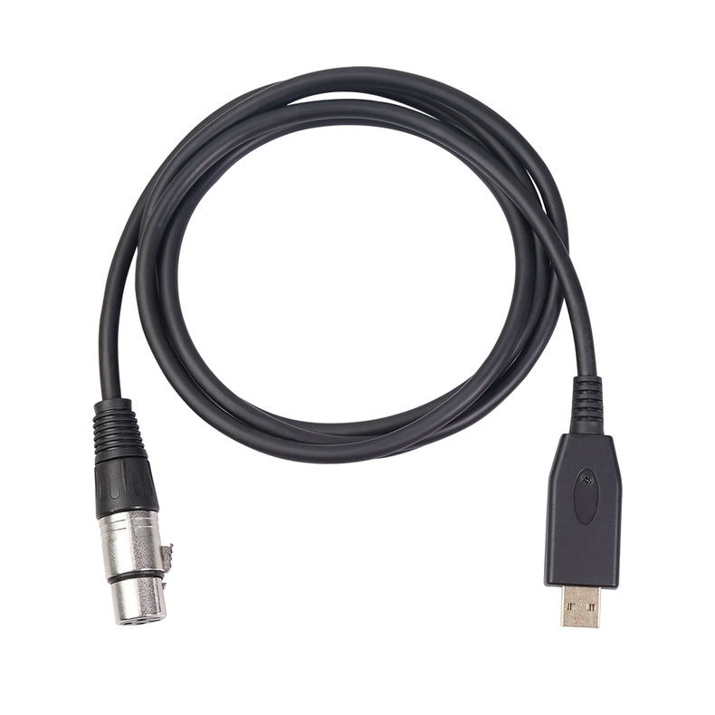 USB to XLR Female Microphone Audio Connection Cable - USB to XLR Female Recording Line