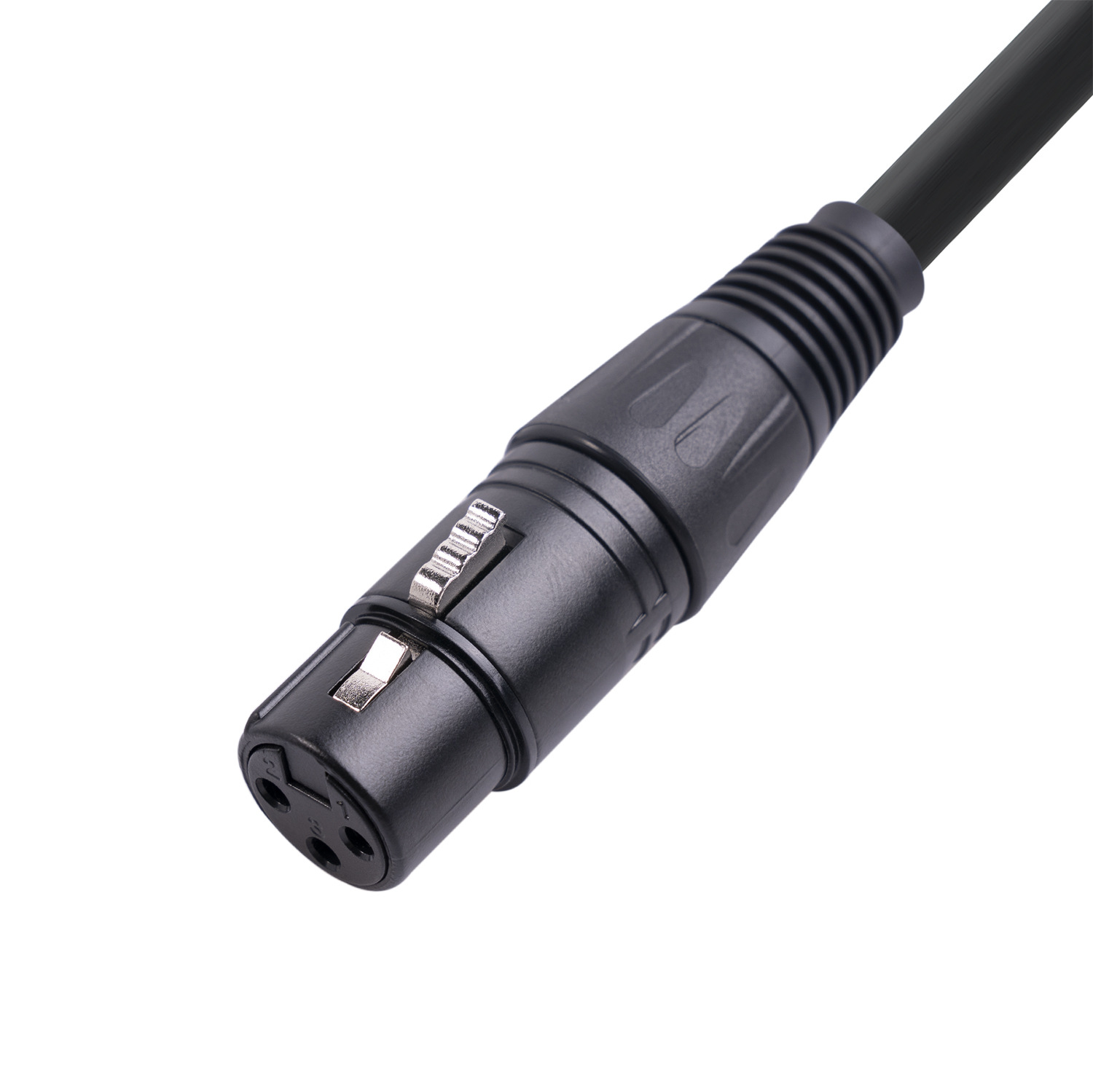 All-Copper Dual-Shielded XLR 3-Pin Male to Dual Female Audio Adapter Cable - 0.3m Length
