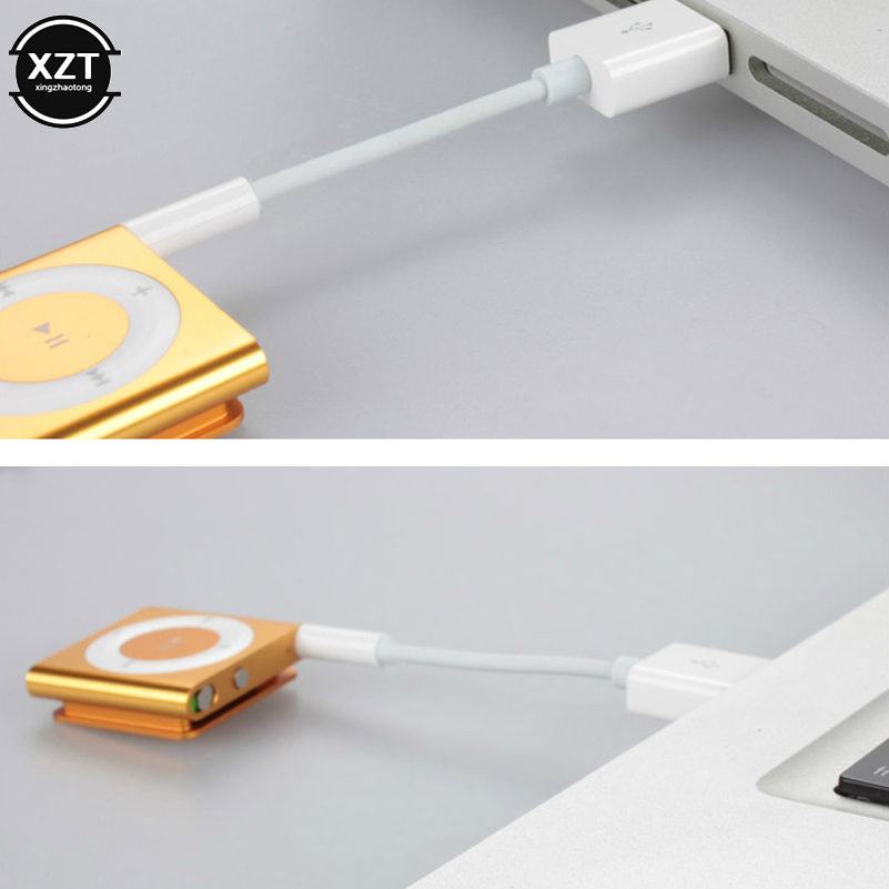 3.5mm Jack to USB 2.0 Data Sync Charger Transfer Audio Adapter Charging Cable for Apple iPod Shuffle 3rd 4th 5th 6th 7th MP3