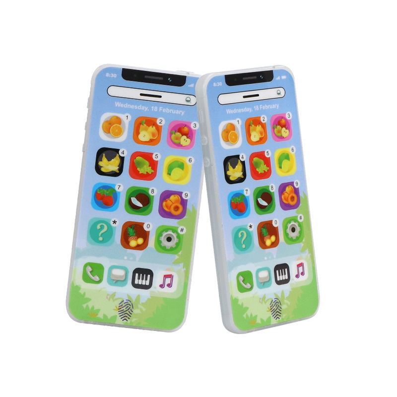 Phone Toy Play Music Learning English Educational Cell Phone Mobile Touch and Swipe 1:1 Baby Phone toy
