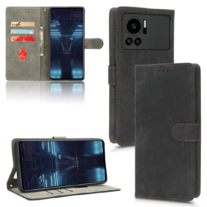 PU Leather Folio Flip Cover for Infinix Note 12 VIP Wallet Case with [RFID Blocking] Card Holster Kickstand Magnet