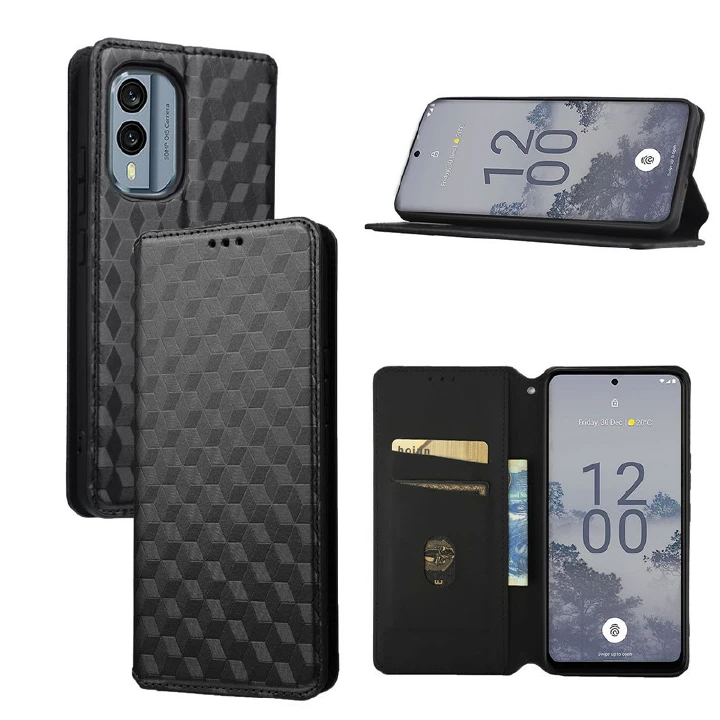 PU Leather Flip Cover for Nokia X30 X30 5G C31 C31 4G G60 5G  Phone Case Built in Kickstand Card Holder Magnetic Closure Folio Protective Cover