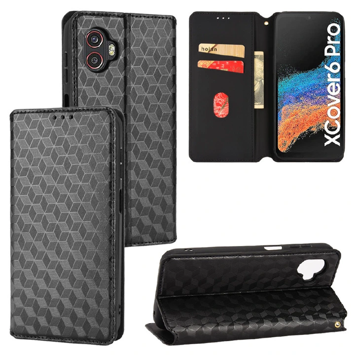 PU Leather Flip Cover for Samsung Galaxy X Cover 6 Pro M13 4G  S9 S9+ S9 Plus S10  S10+  S10 Plus A51 5 Z FOLD 3  4 2  Phone Case Built in Kickstand Card Holder Magnetic Closure Folio Protective Cover