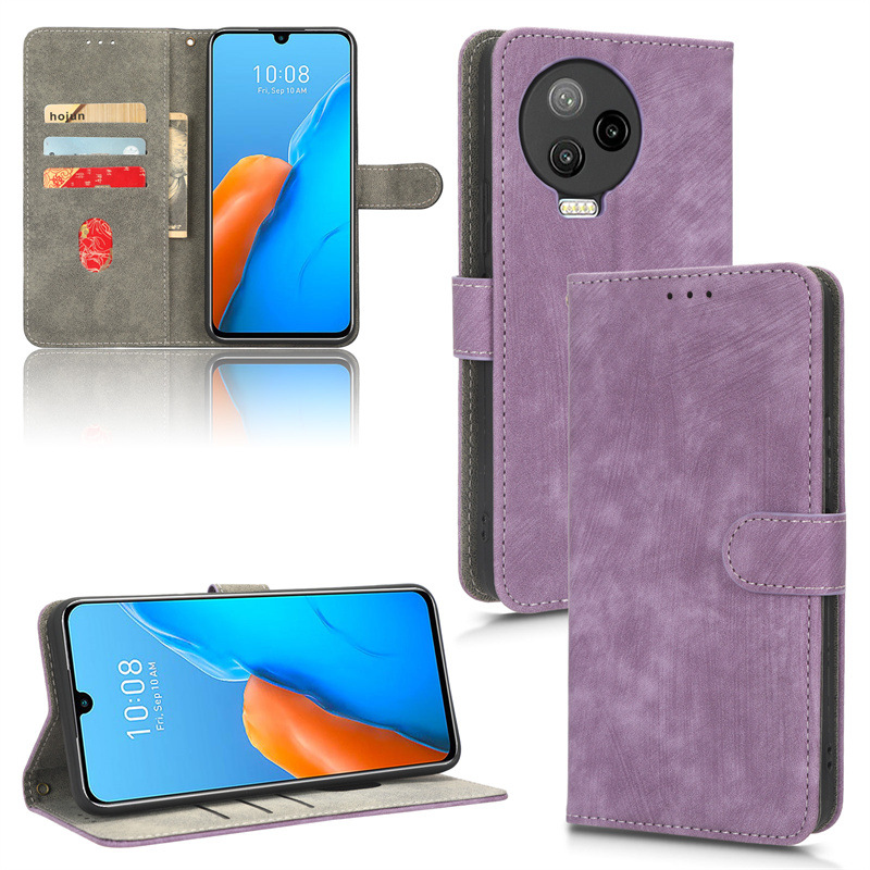 PU Leather Folio Flip Cover for Infinix Note 12 2023 4G/X676C Wallet Case with [RFID Blocking] Card Holster Kickstand Magnetic Closure Shockproof Phone Cover