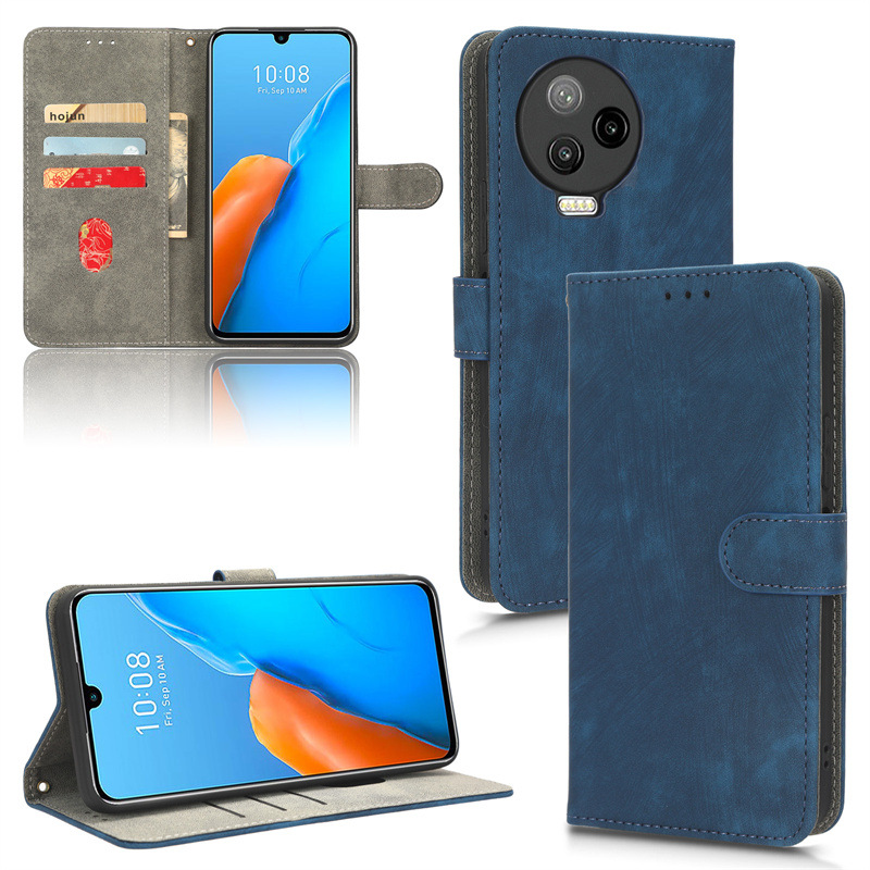 PU Leather Folio Flip Cover for Infinix Note 12 2023 4G/X676C Wallet Case with [RFID Blocking] Card Holster Kickstand Magnetic Closure Shockproof Phone Cover