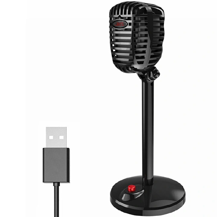 Computer microphone rotatable USB microphone Voice chat device Video conferencing microphone