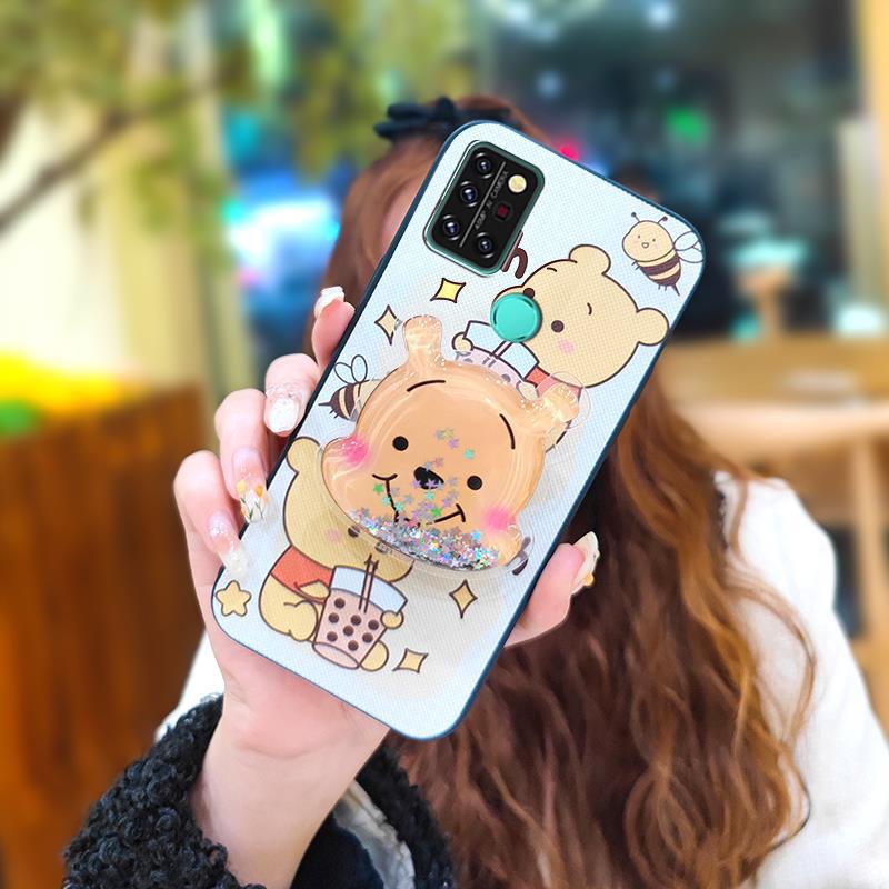 Phone Case for Umidigi A9 Pro / Umidigi A9 Pro Max Case Cute Fashion Silicona Shockproof Cover with Pop Socket Stand