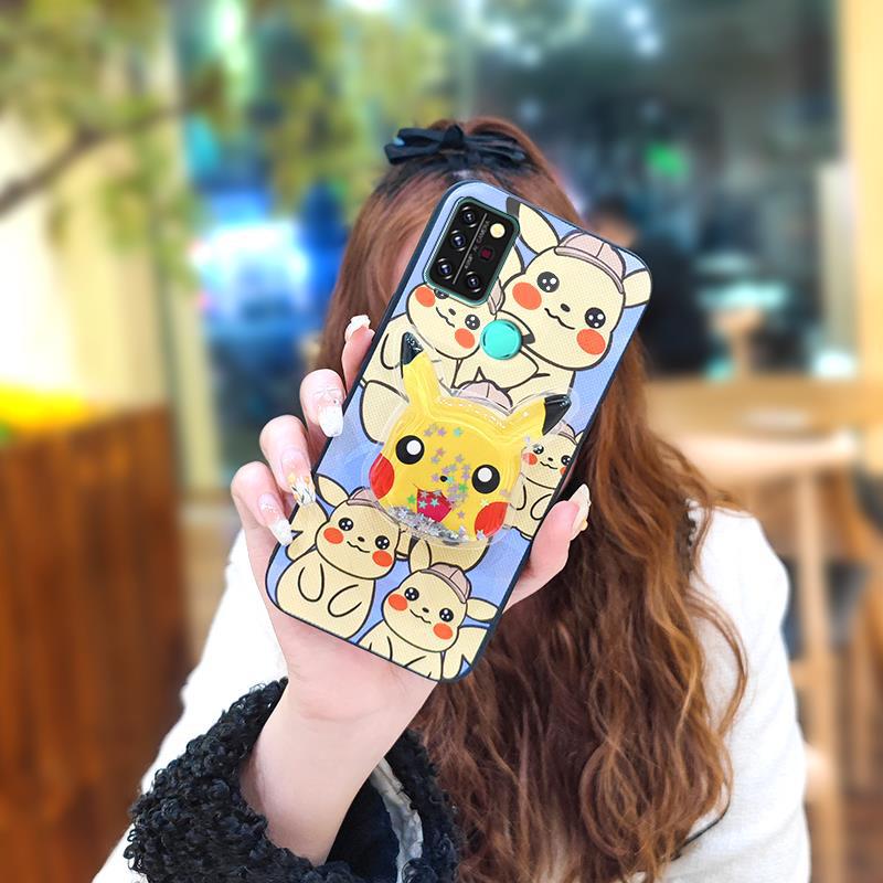 Phone Case for Umidigi A9 Pro / Umidigi A9 Pro Max Case Cute Fashion Silicona Shockproof Cover with Pop Socket Stand
