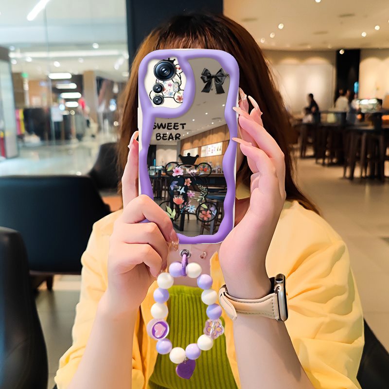 Phone case for Xiaomi Redmi Note 12S High-grade Literary Luxury Cute Charm Mirror Stereoscopic 3D for Women Ladies Girl Cover