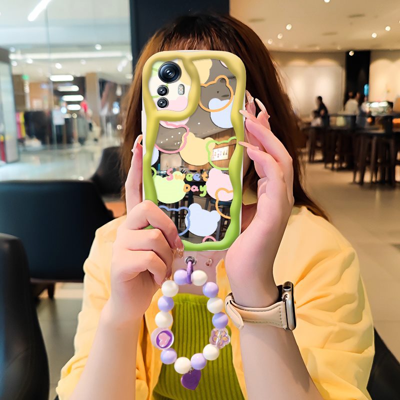 Phone case for Xiaomi Redmi Note 12S High-grade Literary Luxury Cute Charm Mirror Stereoscopic 3D for Women Ladies Girl Cover