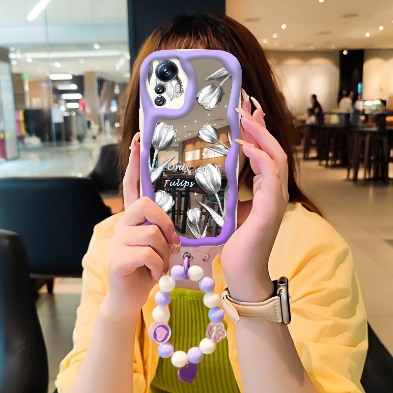 Phone case for Xiaomi Redmi Note 12S High-grade Literary Luxury Cute Charm Mirror Stereoscopic 3D for Women Ladies Girl Cover