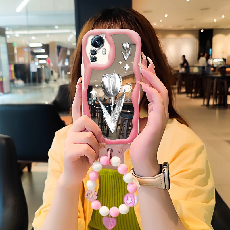 Phone case for Xiaomi Redmi Note 12S High-grade Literary Luxury Cute Charm Mirror Stereoscopic 3D for Women Ladies Girl Cover