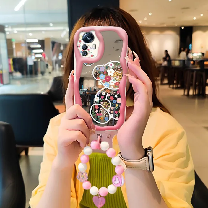 Phone case for Xiaomi Redmi Note 12S High-grade Literary Luxury Cute Charm Mirror Stereoscopic 3D for Women Ladies Girl Cover