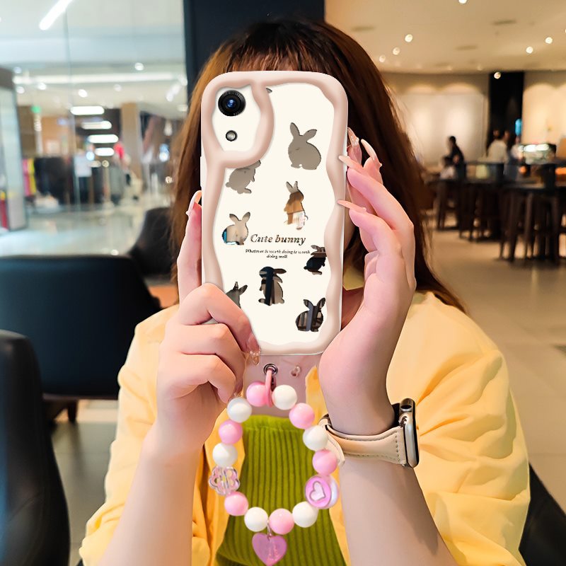 Phone case for Samsung Galaxy A03 Core High-grade Literary Luxury Cute Charm Mirror Stereoscopic 3D for Women Ladies Girl Cover