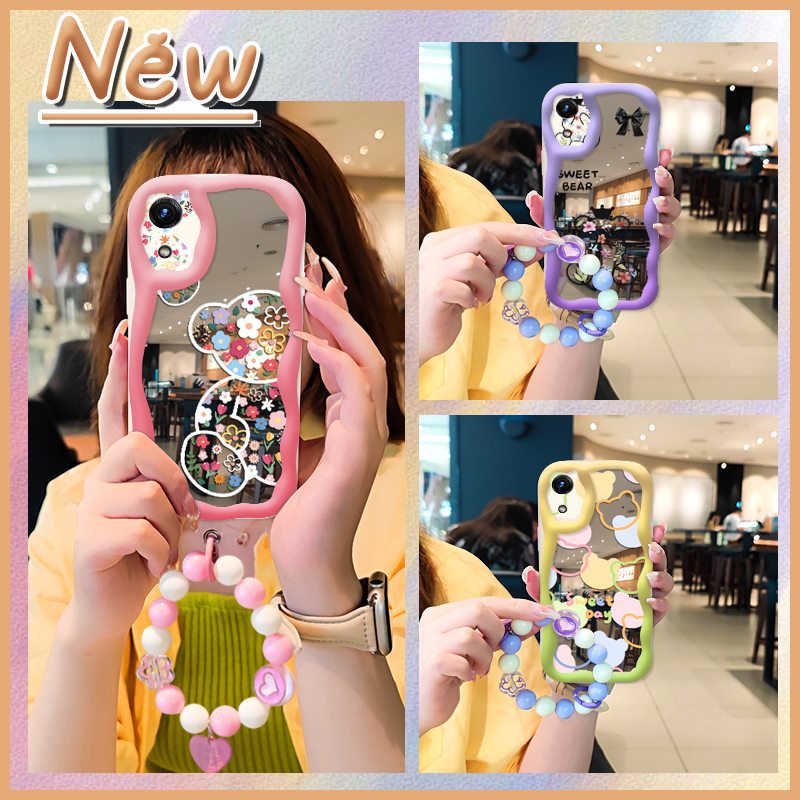 Phone case for Samsung Galaxy A03 Core High-grade Literary Luxury Cute Charm Mirror Stereoscopic 3D for Women Ladies Girl Cover