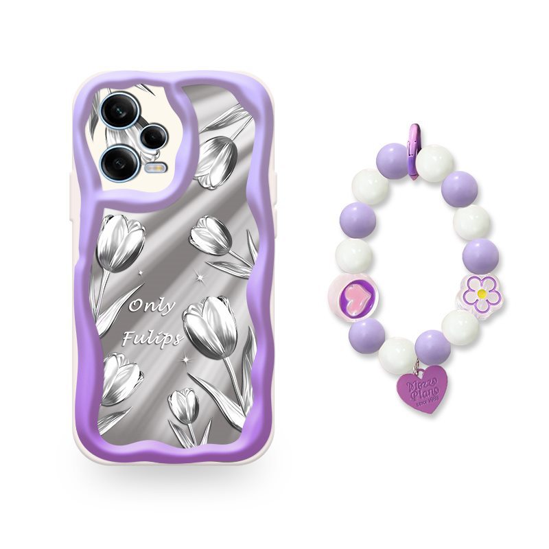 Phone case for Xiaomi Redmi Note 12 Pro 5G High-grade Literary Luxury Cute Charm Mirror Stereoscopic 3D for Women Ladies Girl Cover